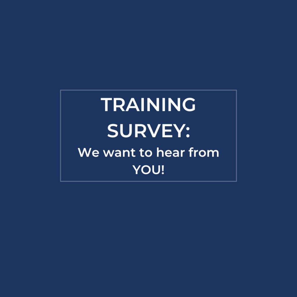 Training Survey:  What do you want to learn more about?