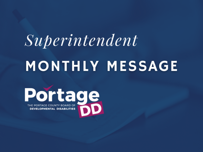 Message From The Superintendent – May 2026