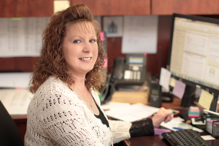 Routing Specialist Sue Knickerbocker.