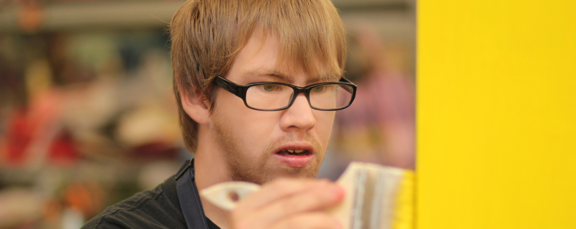 Dream Out Loud Studio Brian C. painting a project.