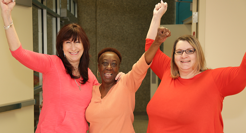 Staff celebrating Inclusion Day 2018.