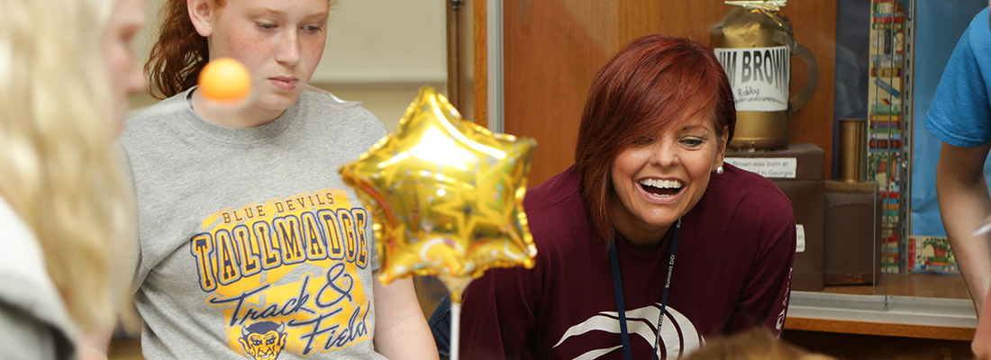 CPI staff providing inclusion training at Tallmadge Middle School.