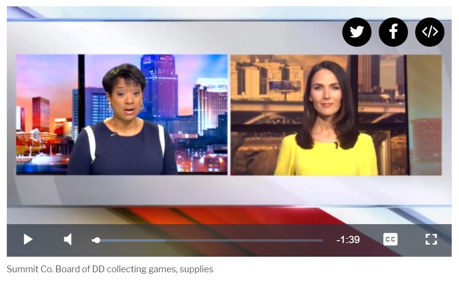 Summit County hosts a donation drive-thru for children and adults with disabilities