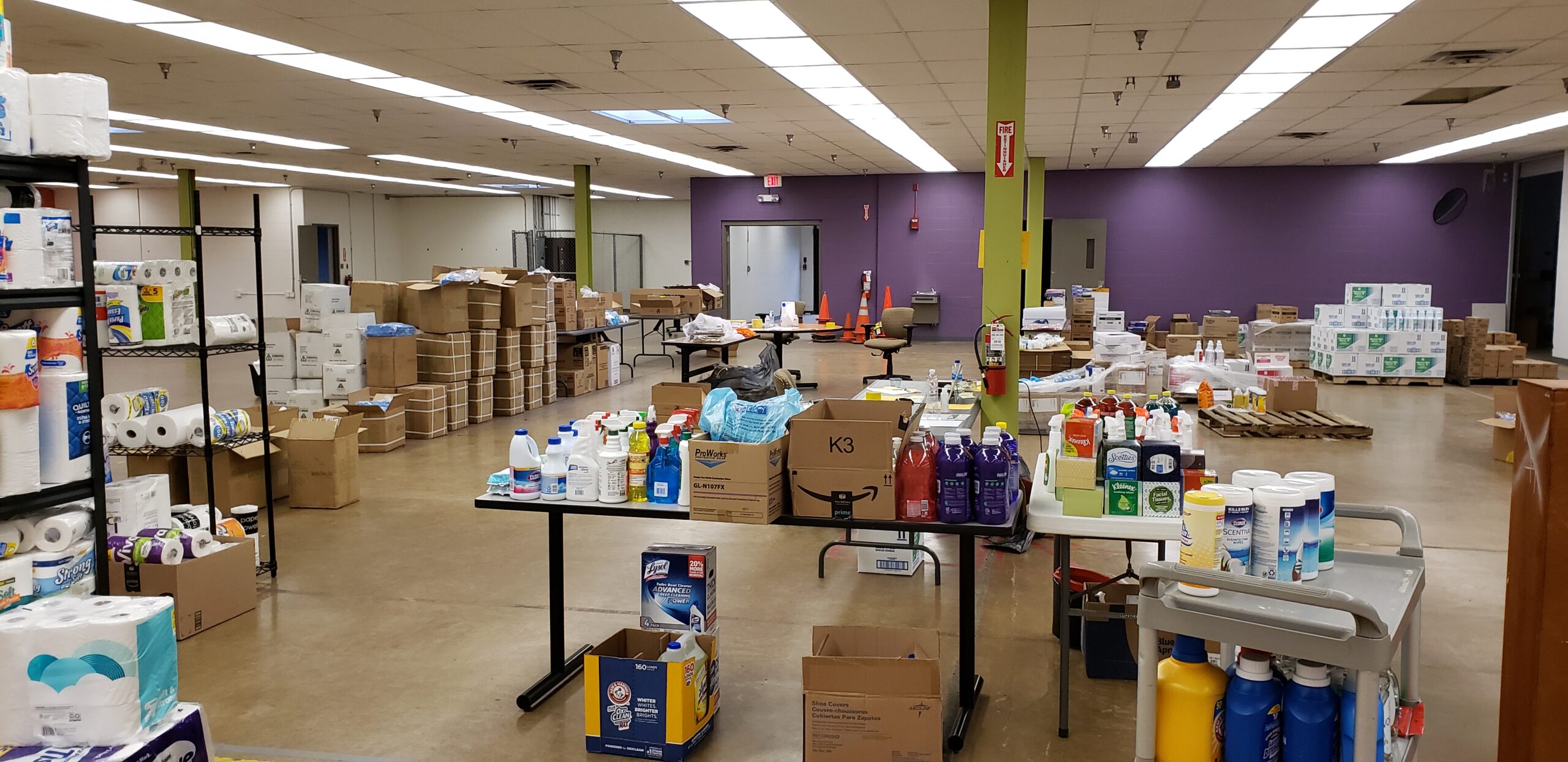 Tables of critical cleaning supplies for DSPs