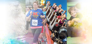 Photo of inclusive summer activities including an amusement park and the zoo.