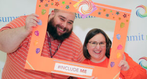 Mary Helen with her coworkers.