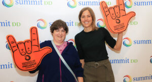 Athletes, Staff, and Community Members participating in the Special Olympics Basketball Fundraiser.