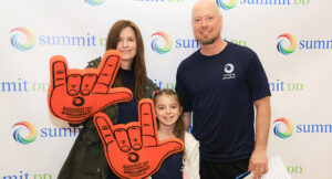 Athletes, Staff, and Community Members participating in the Special Olympics Basketball Fundraiser.