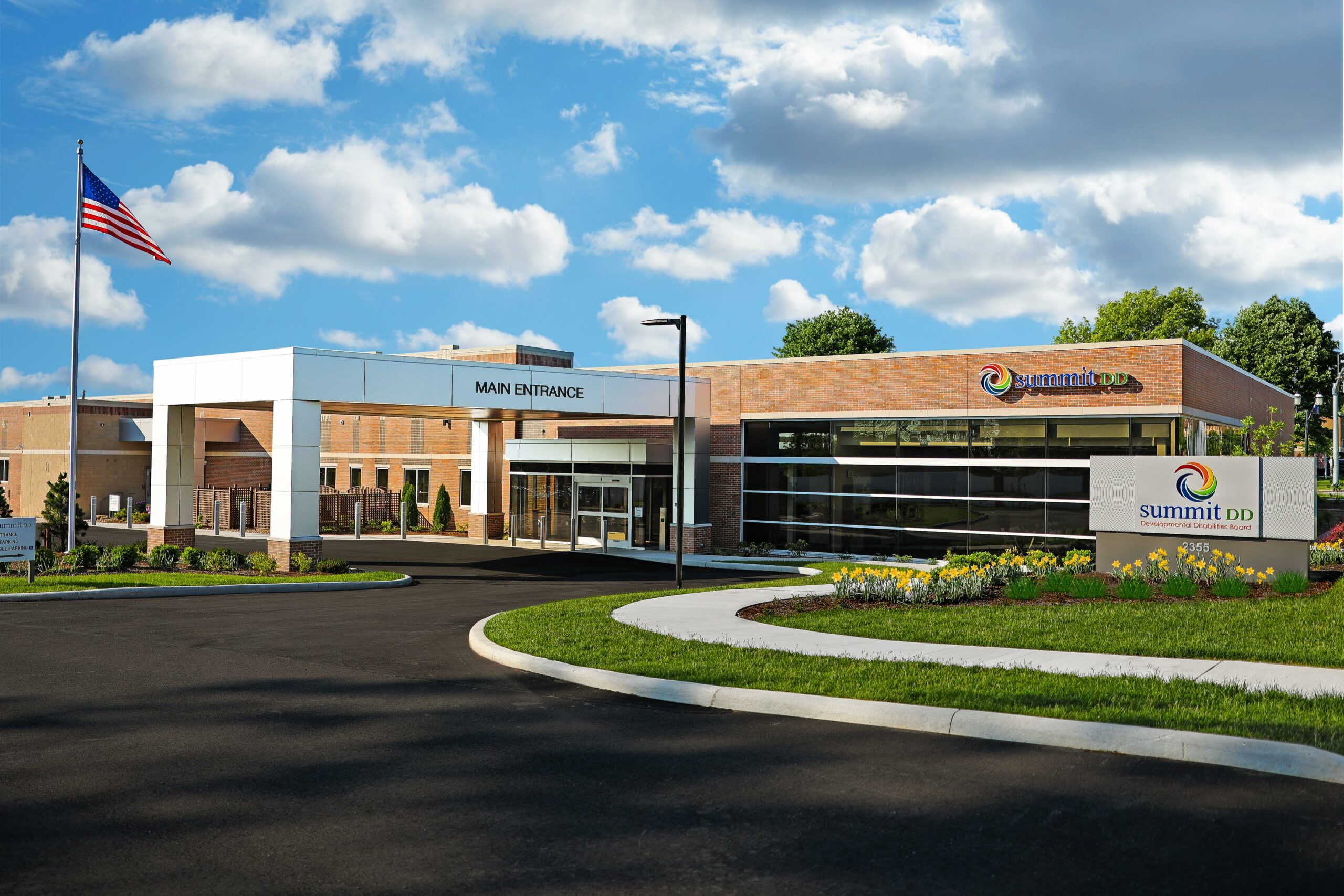 Completed Cuyahoga Falls facility May 2022. Building. Office.