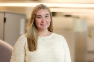 Portrait of Quality Assurance Nurse Karen Armour.