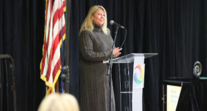 Staff celebrating at the 2024 Employee Recognition Breakfast.