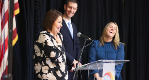 Staff celebrating at the 2024 Employee Recognition Breakfast.