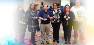 Staff celebrating at the 2024 Employee Recognition Breakfast.