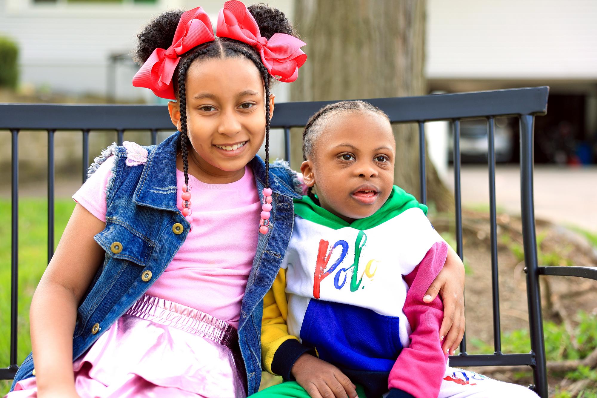 Mhani and Raynell “RJ” . Brother and sister.