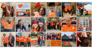 Collage of hundreds of community members celebrating Inclusion Day.