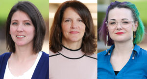 Collage of April new staff.