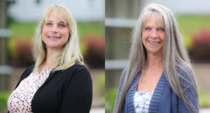 Collage of new staff members, Jessica and Susan.