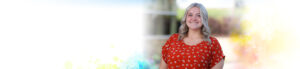 Portrait of new staff person Sydney Pratt.