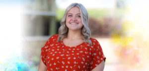 Portrait of new staff person Sydney Pratt.