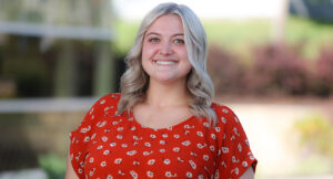 Portrait of new staff person Sydney Pratt.