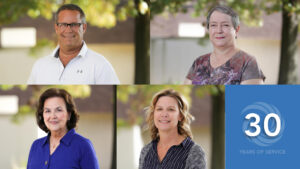 Collage of Summit DD's 30-Year Service Award recipients.