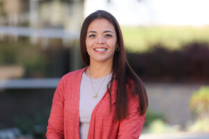 Portrait of new staff person Michelle Garcia.