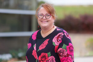 Portrait of new staff person Melinda Silliman.