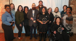 A group photo of the 2025 Core Value Award Winners.