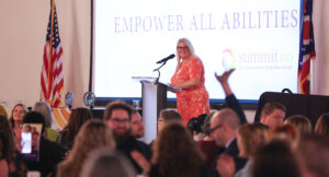 Picture of crowd at Summit DD appreciation breakfast.