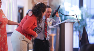 Picture of crowd at Summit DD appreciation breakfast.