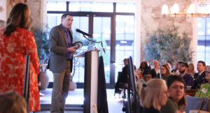 Picture of crowd at Summit DD appreciation breakfast.