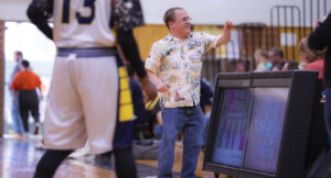 In-game action photo from the Summit DD vs Special Olympics Basketball Game.