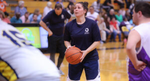 In-game action photo from the Summit DD vs Special Olympics Basketball Game.