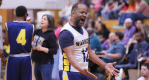 In-game action photo from the Summit DD vs Special Olympics Basketball Game.