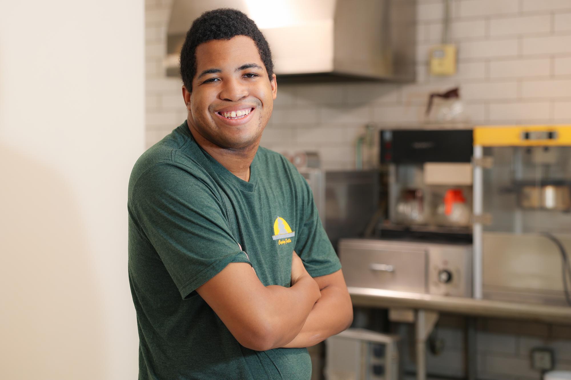 Maliek, employee at Cuyahoga Falls Parks and Recreation.