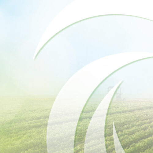 Summit DD logo in front of image of a crop field