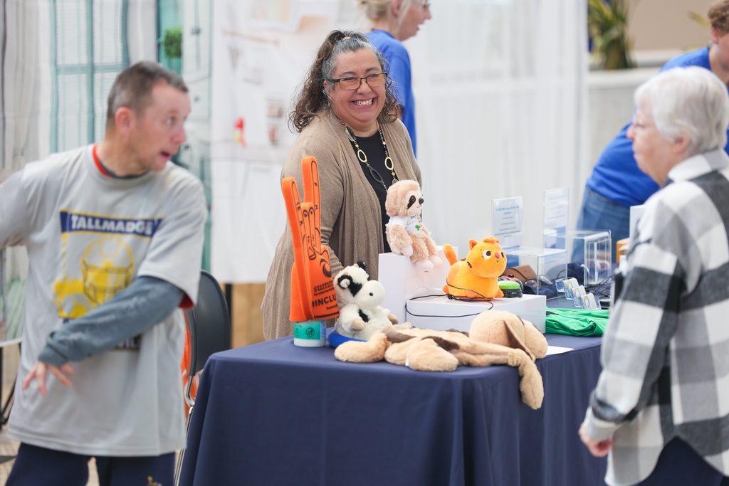 Vendors showcasing technology at the 2026 Interactive Tech Expo.