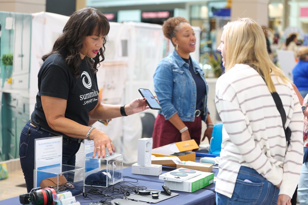 Vendors showcasing technology at the 2026 Interactive Tech Expo. 