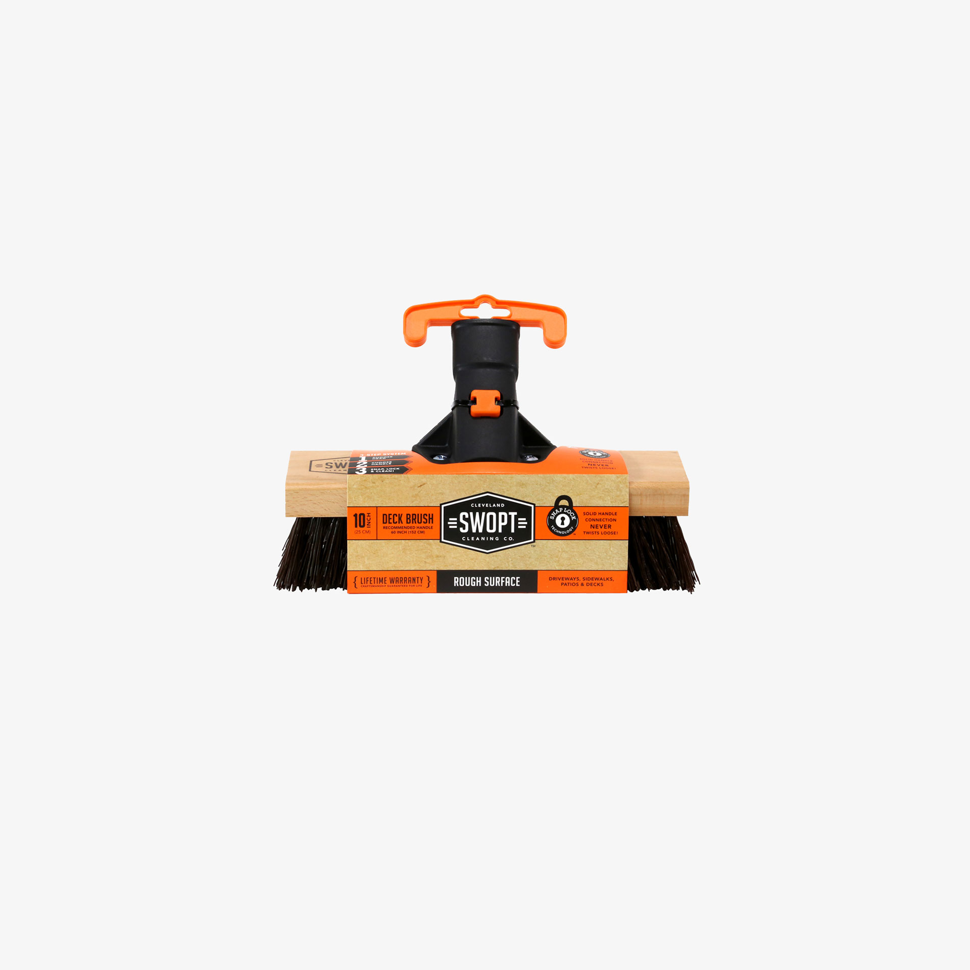 10 in. Rough Surface Deck Brush Premium SWOPT Cleaning Co.