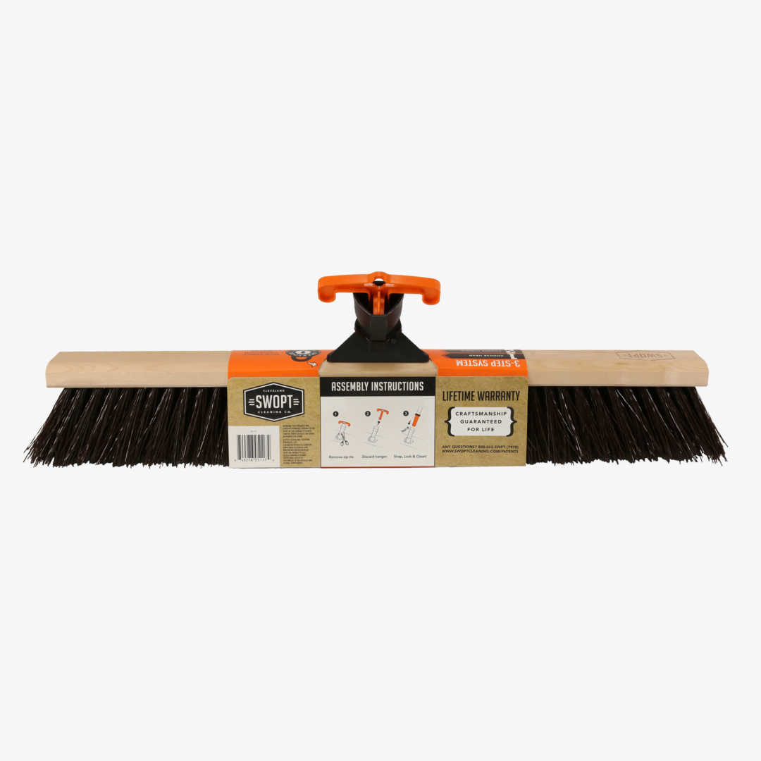 24 in. Rough Surface Push Broom Premium SWOPT Cleaning Co.