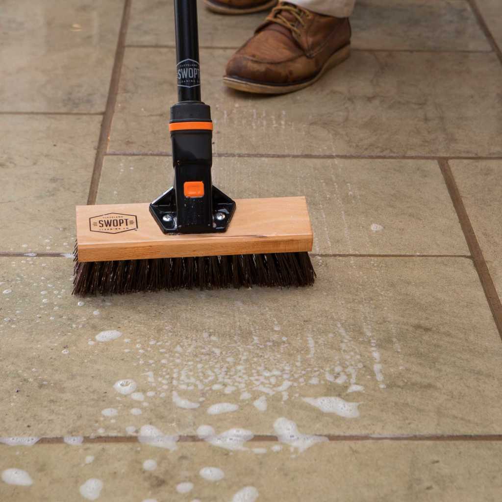 10 in. Rough Surface Deck Brush Premium SWOPT Cleaning Co.