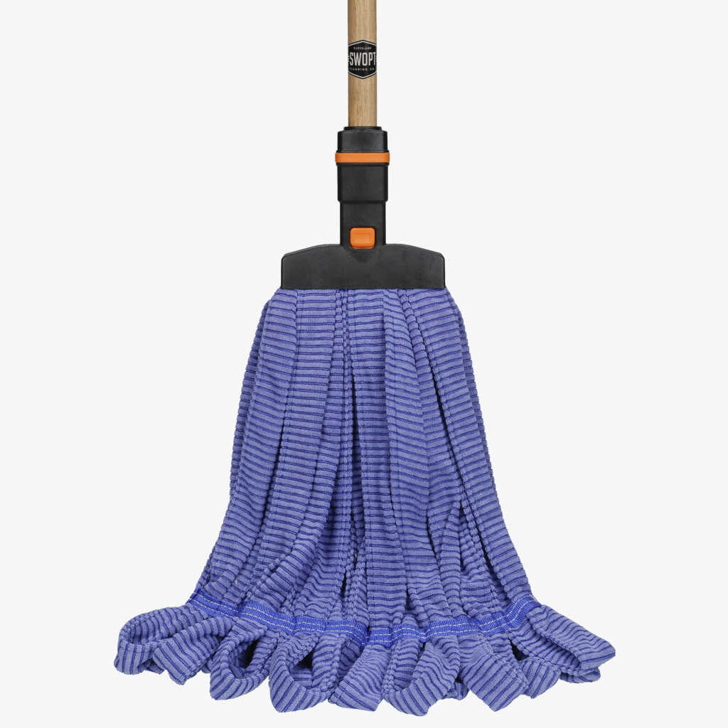 Microfiber Mop w/ 60" Wooden Handle Combo SWOPT Cleaning Co.