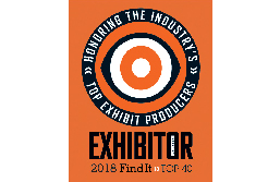 Rogers is recognized as an industry top 40 exhibit producers in the Exhibitor 2018 FindIt Top 40.