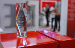 abb wins trade show booth award