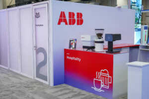 ABB island booth design