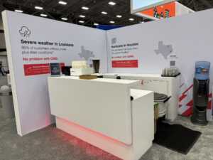 Hitachi custom booth design