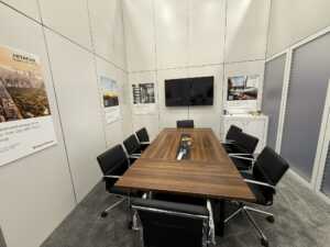 Hitachi trade show conference room