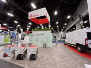 Avery Dennison trade show booth