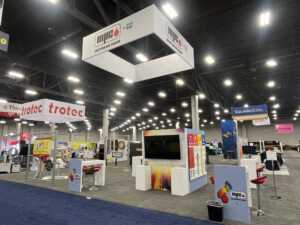 Matthews Paint trade show booth