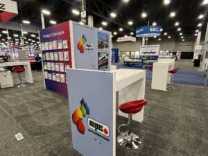 Matthews Paint custom trade show booth